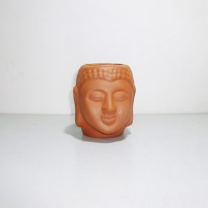 Earthen Clay Budha Flower Pot (Chota)