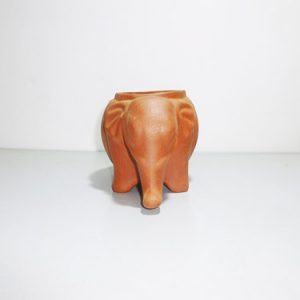 Earthen Clay Elephant Flower Pot