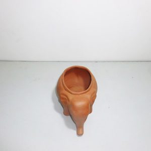 Earthen Clay Elephant Flower Pot