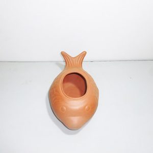 Earthen Clay Fish Flower Pot