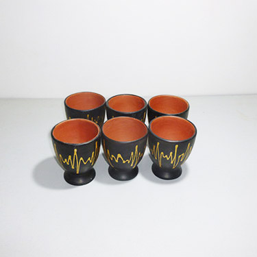 Earthen Clay Jaam Colour Cup set of 6