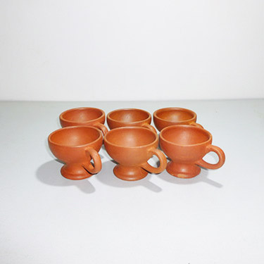 Earthen Clay Standard Cup Set of 6