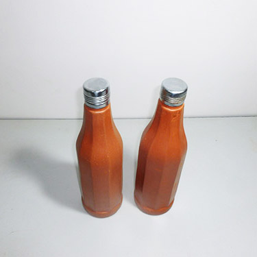 Earthen Clay Water bottle –1 liter set of 2